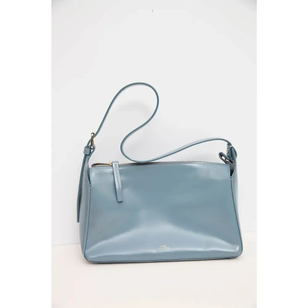 A.P.C. Virginie Shoulder Bag in Blue